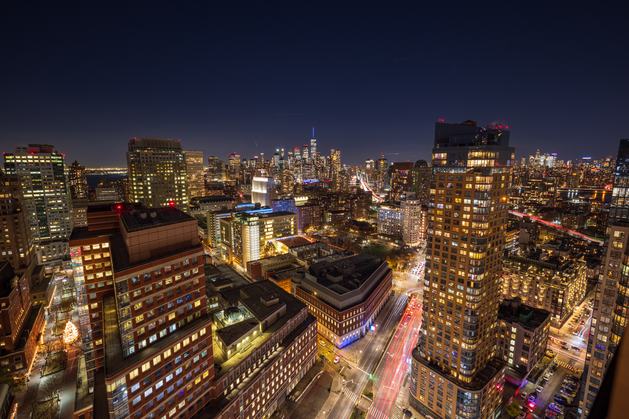 Manhattan's Pier 17 from Brooklyn photographed at 16mm